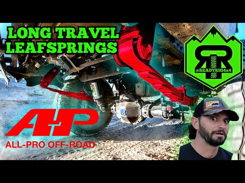 ALL-PRO LONG TRAVEL LEAF SPRINGS on my ZR2 Colorado