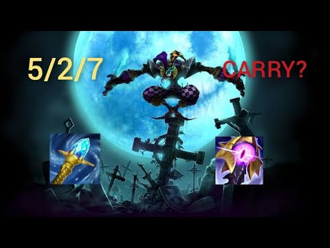 league of legends shaco game play season 11 the best build and carry the team