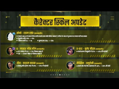 charecter ablity change update