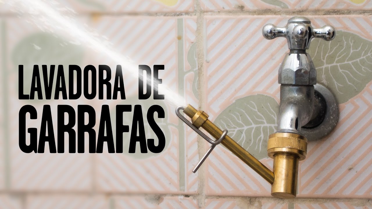 Lavadora de Garrafas - Transforme sua Torneira em um Jato de Alta Pressão
