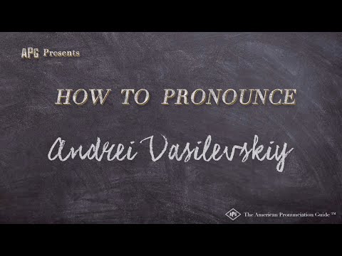 How to Pronounce Andrei Vasilevskiy (Real Life Examples!)