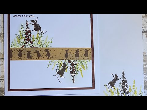 Birthday Wishes Card using our Dancing Mice Decorative Tape by Jo Rice #laviniastamps #cardmaking