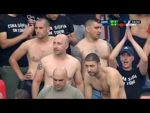 Мач на ЦСКА, игран на 02.08.2018г. 1-во полувреме.