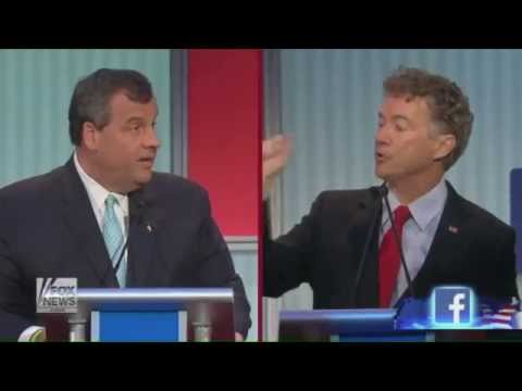 Chris Christie VS Rand Paul in Debate on NSA