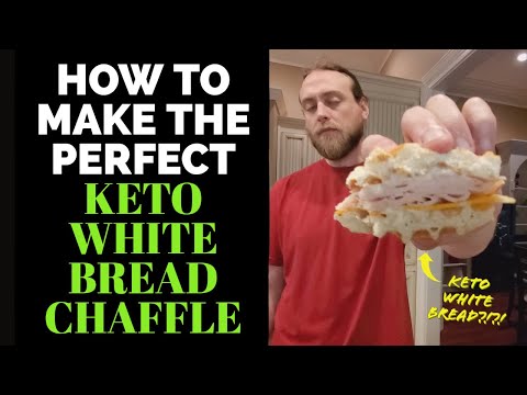 Keto White Bread Chaffle : How To Make The Perfect White Bread Chaffle | Couple Of Ketos