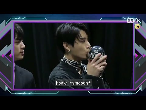 [ENG SUB] BTS @ MCountdown backstage after last stage for Fake Love