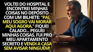 Meu filho me olhou e disse: “Pai, o senhor vai dormir na garagem… meu sogro precisa do quarto.”