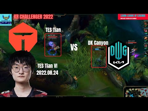 TES Tian Vi KDA 12/5/12 in Korea Grandmaster 2022 Patch 12.15 Replay | How To Play Vi Jungle