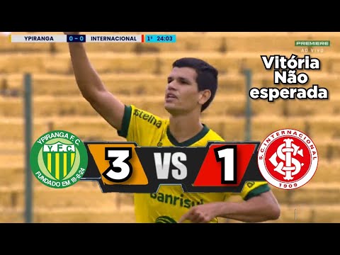 Ypiranga 3 x 1 Internacional - Gols - Gaúchão 2022
