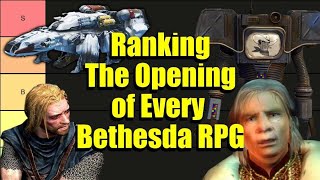 Bethesda - How to NOT Start a Game  (A Tier List)