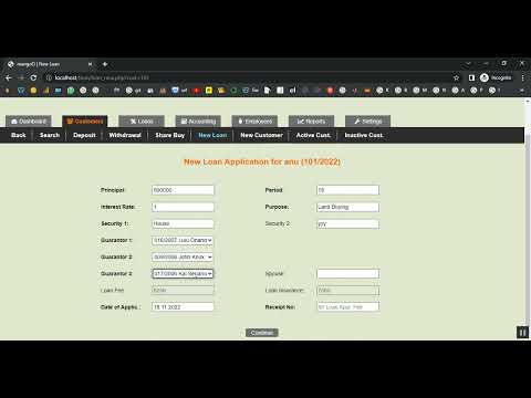 Loan Management System in PHP Application Projects