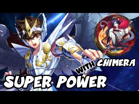 Divine Cloth Seiya With Chimera Cosmo SO POWERFUL!!! - Saint Seiya Awakening