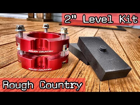 Toyota Tacoma Leveling Kit - 2" Front 1" Rear (Before and After)