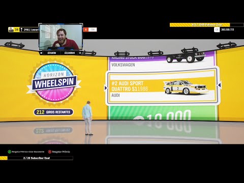 CORRIDA SURPRESA COM CARRO DE ROLETA E DANO SIMULAÇÃO!! FORZA HORIZON 4