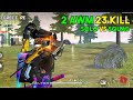 2 AWM Solo vs Squad 23 Kill OverPower Ajjubhai94 Gameplay - Garena Free Fire