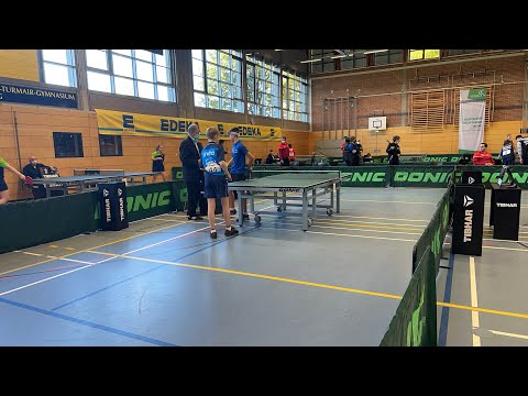 DTTB Top48 Jgd 15 Halbfinale Kühn von Burgsdorff (WTTV) vs. Haspel (BYTTV)