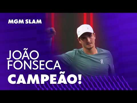 JOÃO FONSECA É CAMPEÃO DO MGM SLAM | EVENTO COMPLETO | TÊNIS | getv