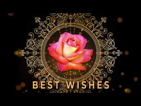 💖Best wishes💖Best Animated Greeting Card 4K