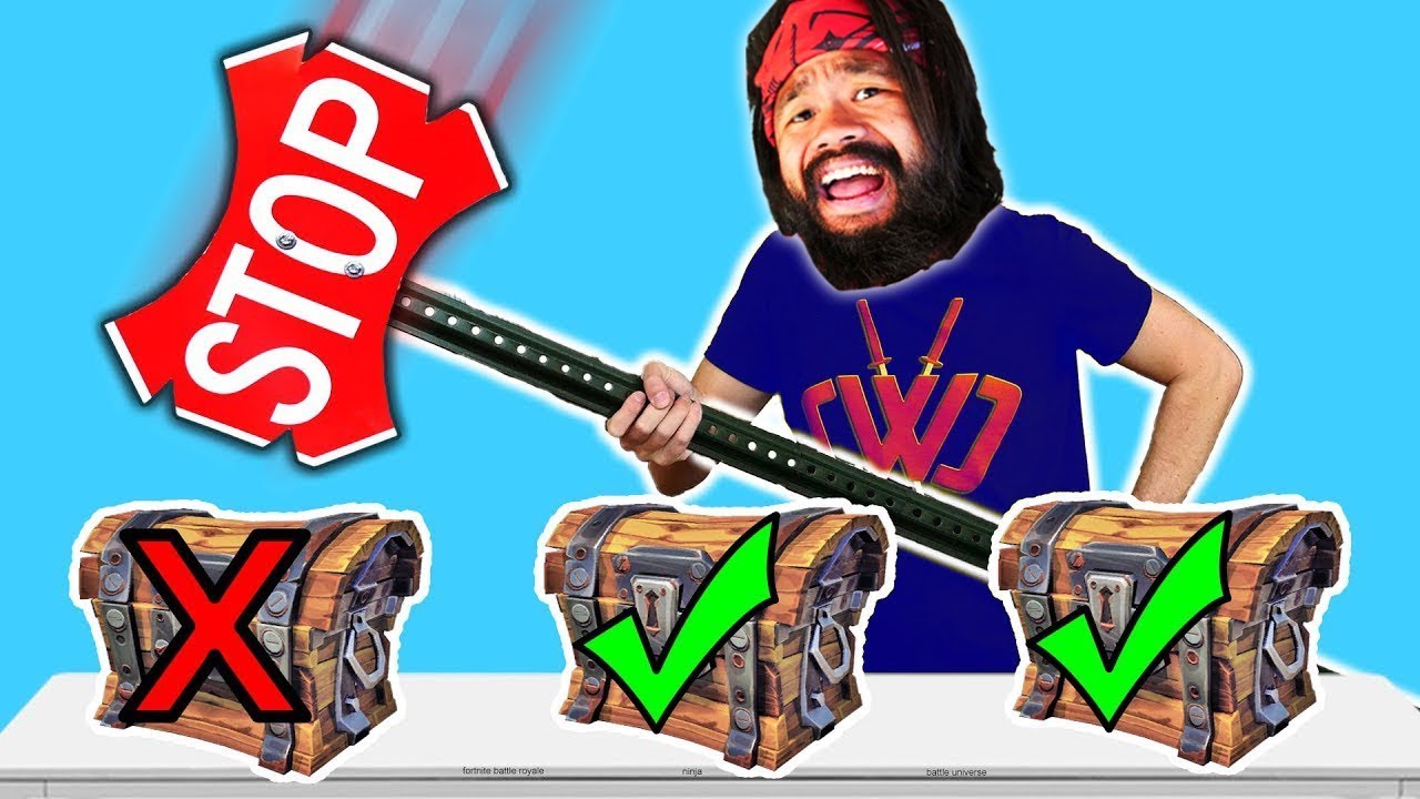 TESTING VIDEO GAME GADGETS in REAL LIFE! Fortnite, Assassin's Creed, & Zelda vs Fruit Ninja CWC