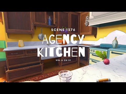 June's Journey Scene 1376 Vol 6 Ch 31 Agency Kitchen *Full Mastered Scene* HD 1080p
