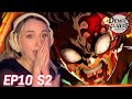 BEST THING I VE EVER SEEN DEMON SLAYER NEVER GIVE UP REACTION S2 Ep10 Entertainment District