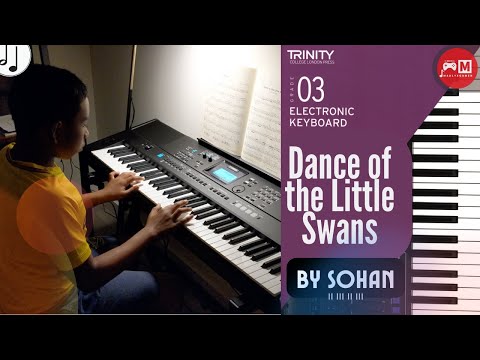 Dance of the Little Swans | Practice Version | TRINITY COLLEGE LONDON | GRADE 3 ELECTRONIC KEYBOARD
