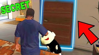 GTA 5 SHINCHAN OPEN SECRET HORROR DOOR IN FRANKLIN HOUSE GTA 5