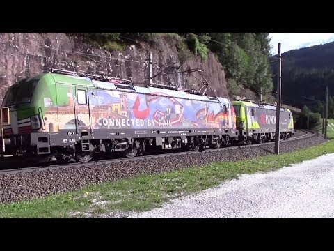 BAHNVERKEHR BRENNERBAHN GRIES AM BRENNER 5.9.2017 TEIL 2