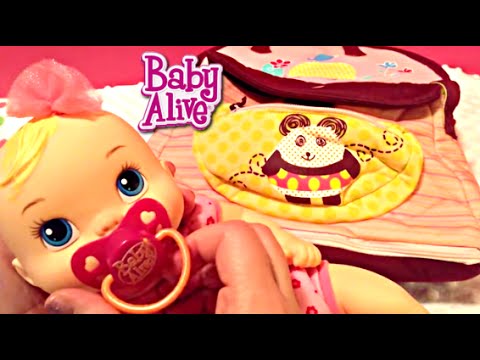 Baby Alive Luv n Snuggle Doll and What's in My Diaper Bags! Video