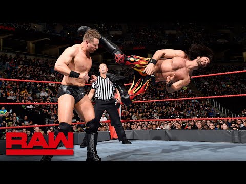 Seth Rollins & Finn Bálor vs. The Miz & The Miztourage - 2-on-3 Handicap Match: Raw, March 5, 2018