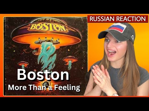 Incredible VOICE! Russian FIRST time reacting to Boston  -  "More Than a Feeling"