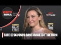 Miesha Tate says she’s one good win away from bantamweight title picture | ESPN MMA
