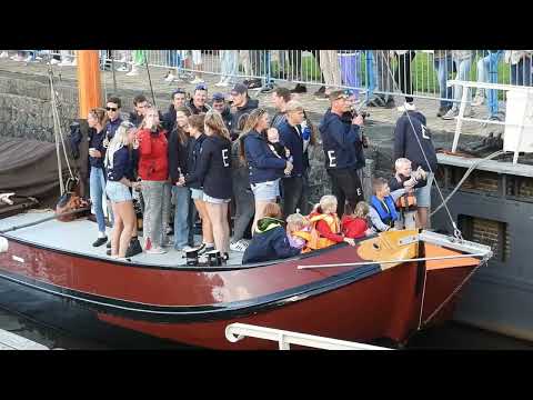 sks intocht / doorvaart Lemstersluis Lemmer