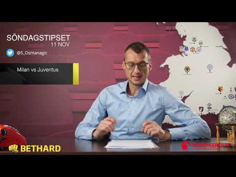 Speltips: Milan - Juventus & Manchester City - Manchester United 11/11
