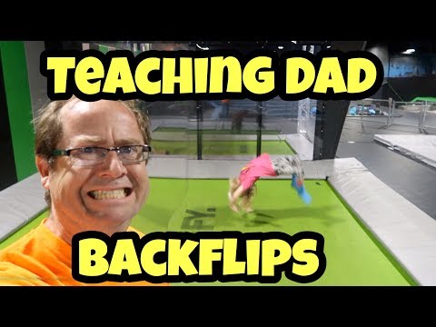Lylah Teaches Dad Backflip Tricks at DEFY Thornton