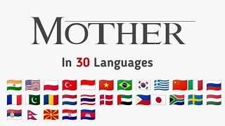How to say "Mother" in 30 Different languages