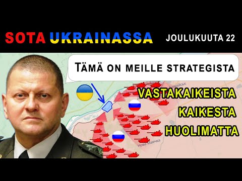 22. joulukuuta: USKOMATONTA! Ukrainan sillanpää suojasi 150 venäläistä tankkia ja BMP-ajoneuvoa