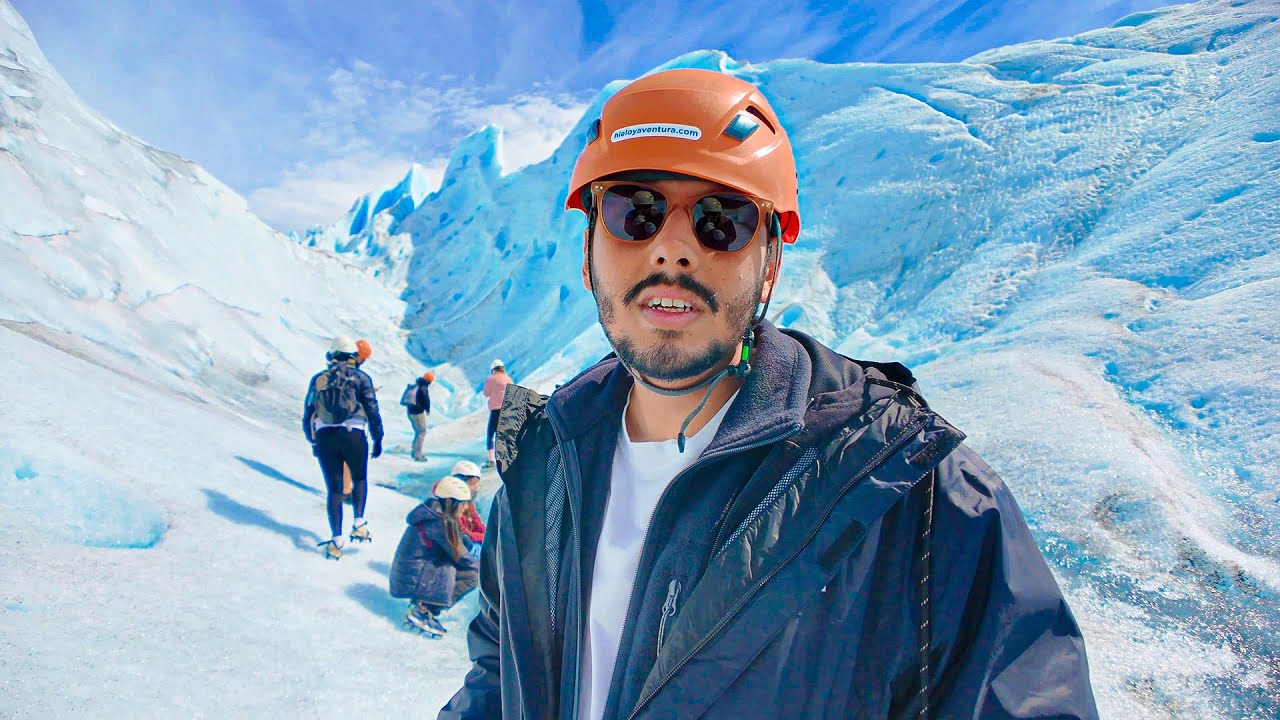 EXPERIÊNCIA SURREAL - ANDANDO SOBRE UM GLACIAR GIGANTE NA ARGENTINA