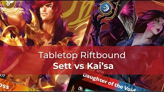 Sett vs Kai'sa | Origins | Riftbound TCG