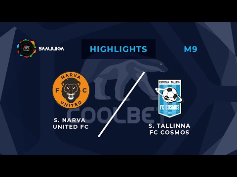 Narva United FC - Tallinna FC Cosmos. Coolbet Saaliliiga. MD 9. Highlights