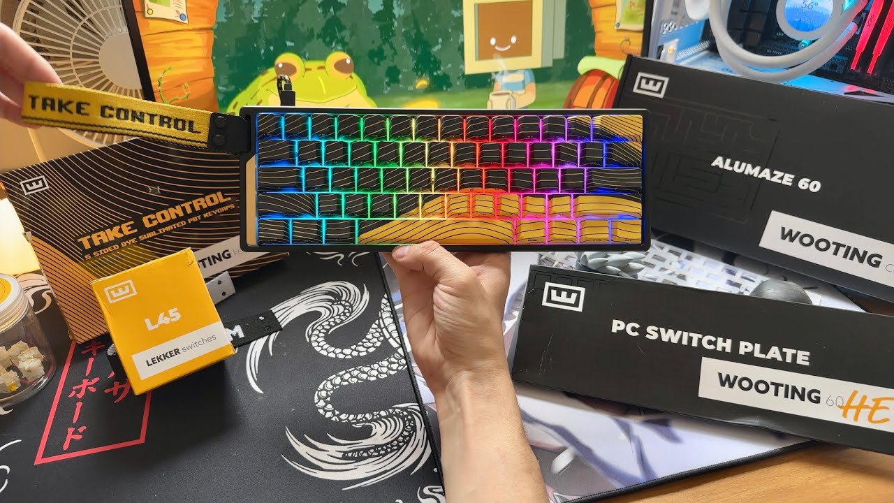 Finalmente a Forma Suprema do Wooting 60he - Upgrade com Kit Oficial