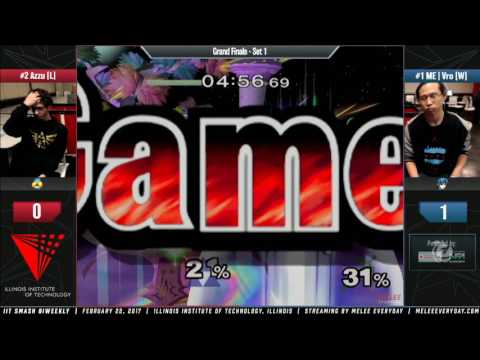 IIT Biweekly [2/22/17] - ME | Vro (Marth) vs. Azzu (Falco, Sheik, Fox) - SSBM - Grand Finals