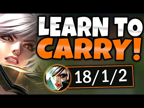 RIVEN HOW TO LITERALLY 1V9 BY YOURSELF & CARRY!