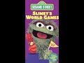 My Sesame Street Home Video Slimey S World Games