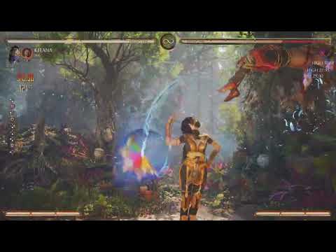 Kitana Jax Optimal 56% Corner Combo!🔥💙