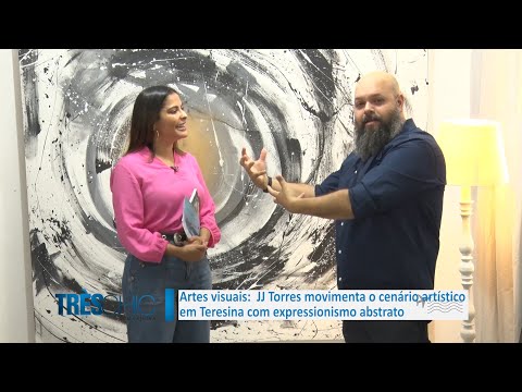 Gyselle Soares entrevista artista plástico JJ Torres com seu expressionismo abstrato 19 02 2022