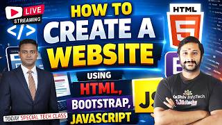 How to Create a Website Using HTML, Bootstrap & JavaScript 🚀| Kaashiv Infotech JavaScript