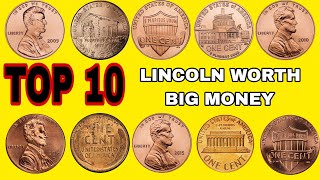TOP 10 RARE PENNIES WORTH MONEY - RARE LINCOLN CENTS IN YOUR POCKET CHANGE!! COINS WORTH MONEY
