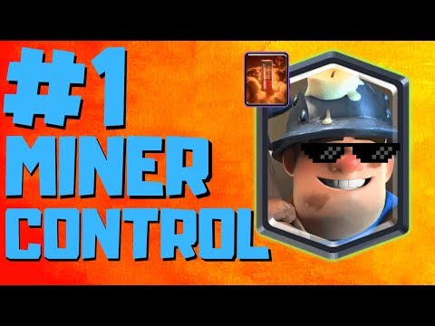 The BEST MINER POISON CONTROL DECK | Clash Royale