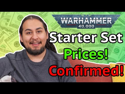 The 40k Starter Set Prices Confirmed!!!